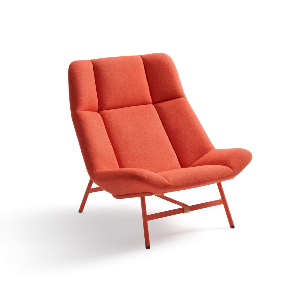 Artifort Soft Facet Fauteuil Oranje Stof E00208941