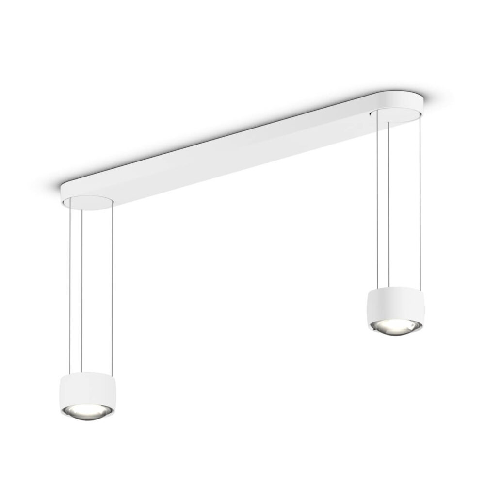 Hanglamp Sento E Sospeso Due Up Variabel Mat Wit12394L
